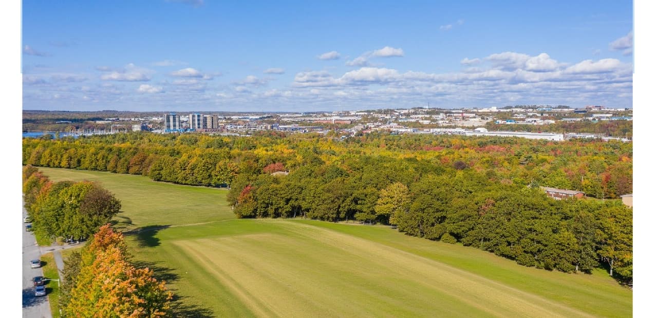 Burnside Industrial Park — the largest industrial park east of Montreal and north of Boston, employing approximately 30,000 people